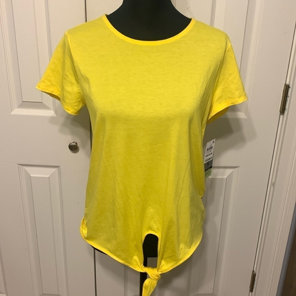 Ideology Knot Front Tee Shirt